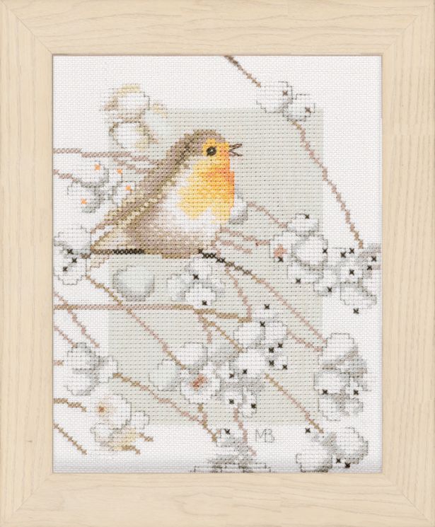 PN-0008056 Набор для вышивания LANARTE "Robin - Marjolein Bastin"