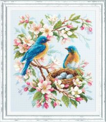 130-041 Набор для вышивания «Чудесная игла» "Весенняя песня"
