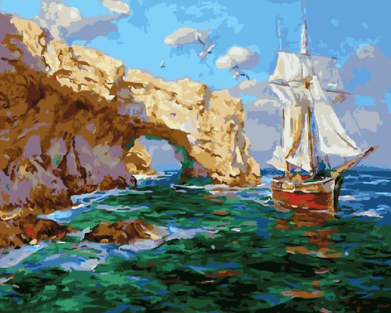 GX24332 Картина по номерам Paintboy "К далеким берегам"
