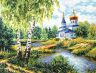 43-10 Набор для вышивания Чудесная игла "ДОРОГА К ХРАМУ"