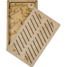 Шкатулка для рукоделия + 22 бобинки FLZB(N)-053, 12*19.5*3.2см Волшебная страна