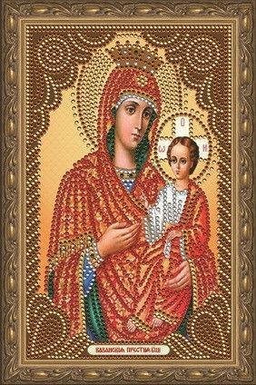 Набор алмазной мозаики Painting Diamond "Казанская Икона Пресвятой Богородицы" CDX002