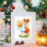 160-001 Набор для вышивания Чудесная игла «АНГЕЛ РОЖДЕСТВА»