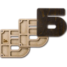 Органайзер для бисера "Алфавит" ВОЛШЕБНАЯ СТРАНА,  FLZB-122(Б), 9,5х9см
