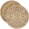 Шкатулка для рукоделия + 42 бобинки FLZB(N)-058, 19*19*2.8см Волшебная страна