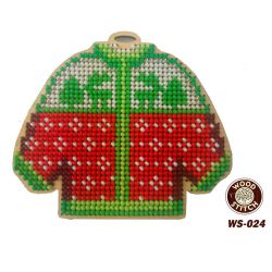 WS-024 Елочная игрушка, 10*8