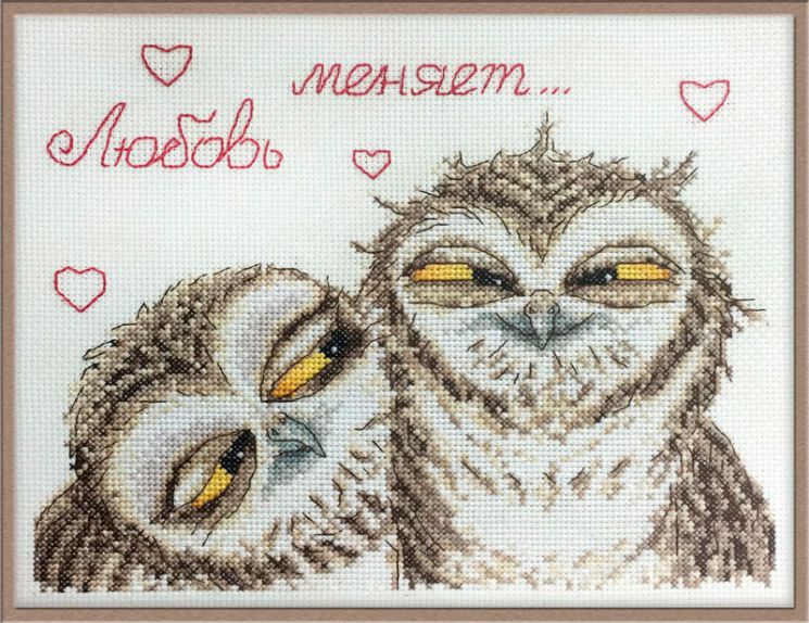 15.002.01 Набор для вышивания Марья Искусница "Чуства совуль" по рисунку О. Куреевой