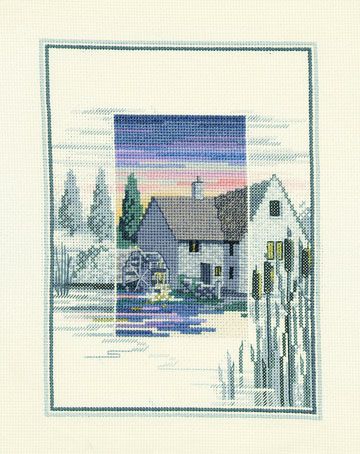 Набор для вышивания крестом Derwentwater Designs "Водяная мельница" TWL08