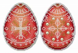 Р-169  набор для вышивания "Жар-птица" Алая писанка