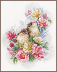 PN-0185003 Набор для вышивания  LANARTE "Flower branch guardians"