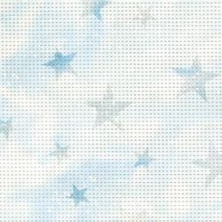 PP302 Перфорированная бумага 14 ct, цвет голубые звездочки